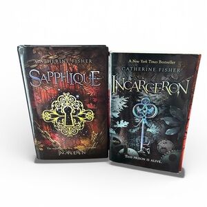 Catherine Fisher Book Set of Incarceron Paperback and Sapphique Hardcover Set